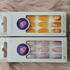 Brand New 2CT BUNDLE  IMPRESS False Nails